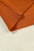 Ribbed Mock Neck Patch Pocket Drop Shoulder Short Sleeve Sweater